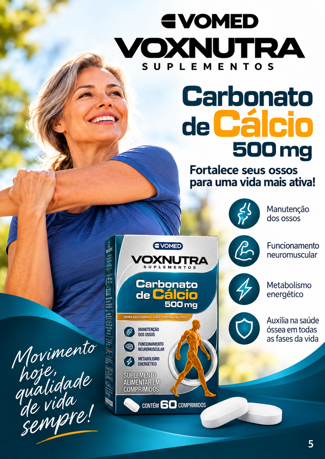 Primeira página da seção Carbonato de Cálcio